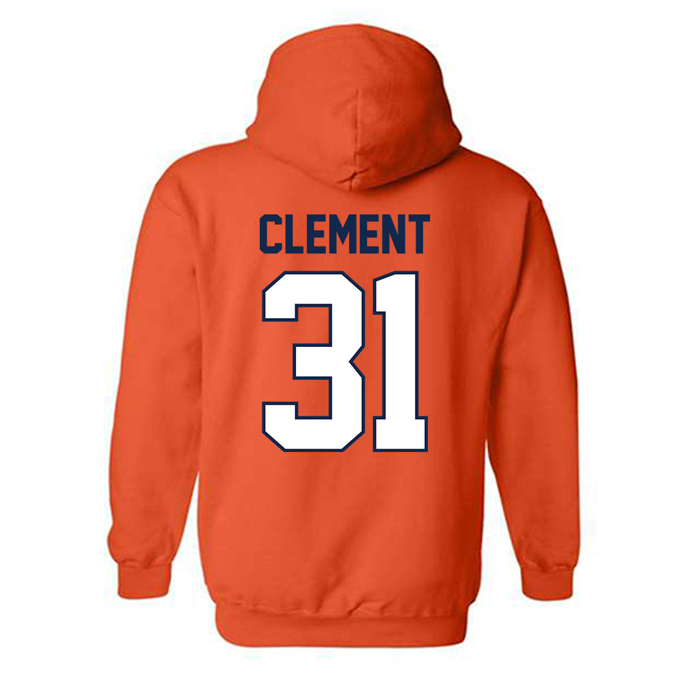Illinois - NCAA Football : Murphy Clement - Classic Shersey Hooded Sweatshirt-1