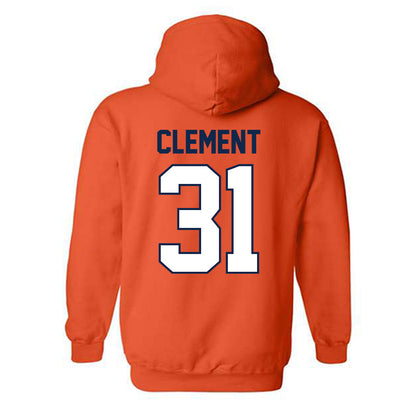 Illinois - NCAA Football : Murphy Clement - Classic Shersey Hooded Sweatshirt-1