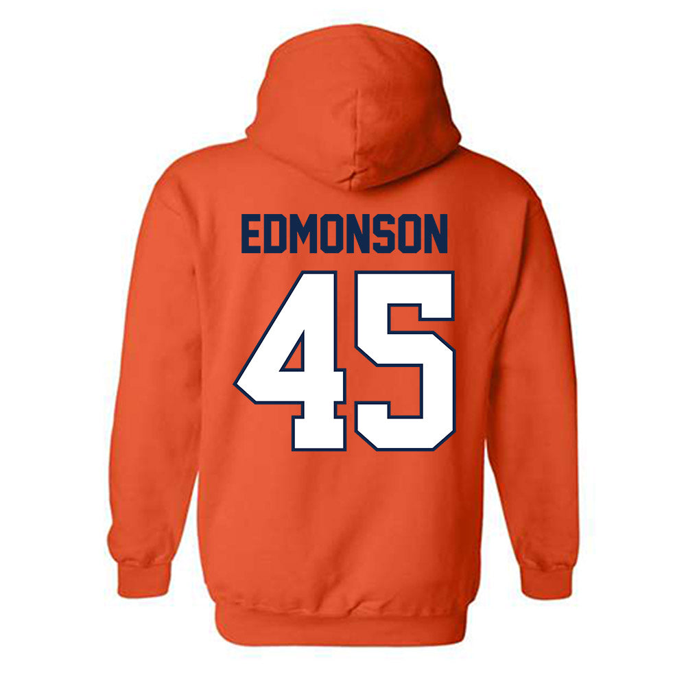 Illinois - NCAA Football : Robert Edmonson - Classic Shersey Hooded Sweatshirt-1