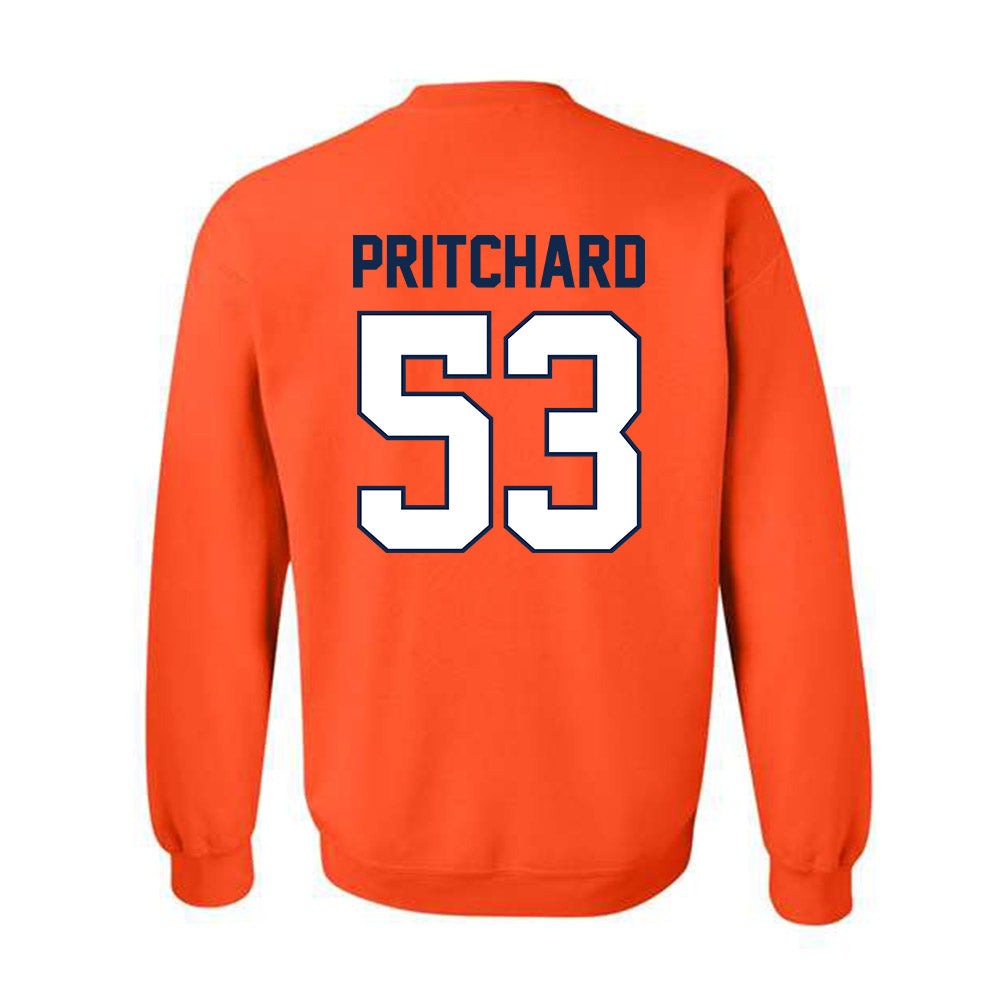 Illinois - NCAA Football : Kai Pritchard - Classic Shersey Crewneck Sweatshirt-1