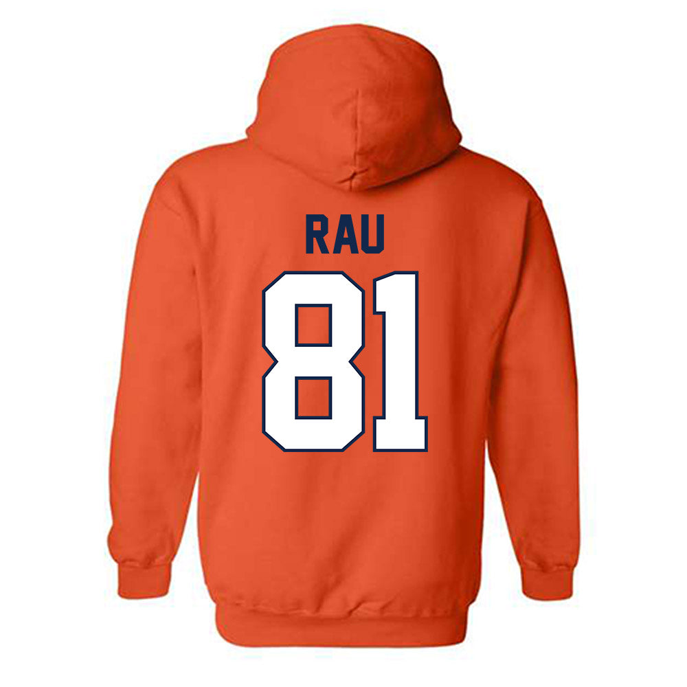 Illinois - NCAA Football : Lars Rau - Classic Shersey Hooded Sweatshirt-1