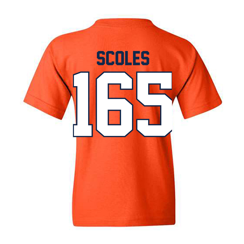 Illinois - NCAA Wrestling : Braeden Scoles - Classic Shersey Youth T-Shirt-1