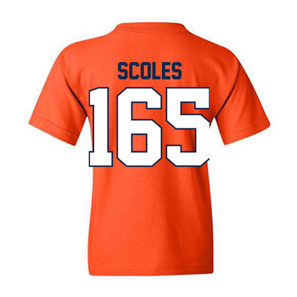 Illinois - NCAA Wrestling : Braeden Scoles - Classic Shersey Youth T-Shirt-1