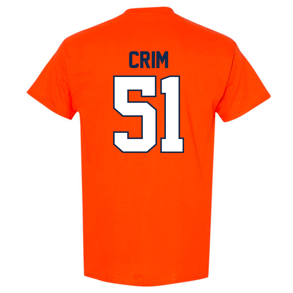 Illinois - NCAA Football : Parker Crim - Classic Shersey T-Shirt-1