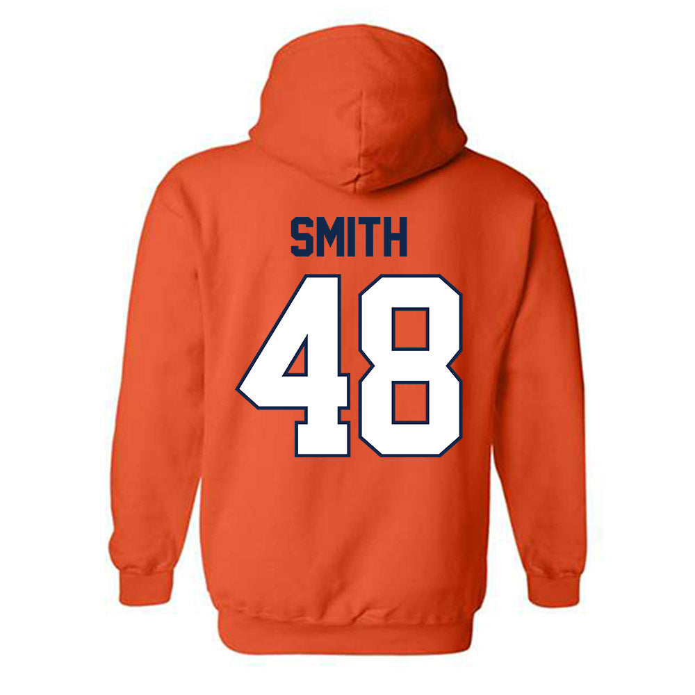 Illinois - NCAA Football : Carter Smith - Classic Shersey Hooded Sweatshirt-1