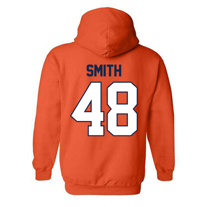 Illinois - NCAA Football : Carter Smith - Classic Shersey Hooded Sweatshirt-1