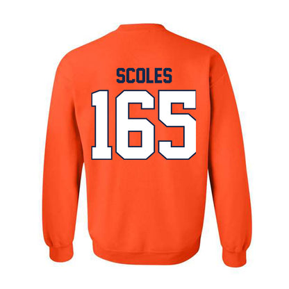 Illinois - NCAA Wrestling : Braeden Scoles - Classic Shersey Crewneck Sweatshirt-1