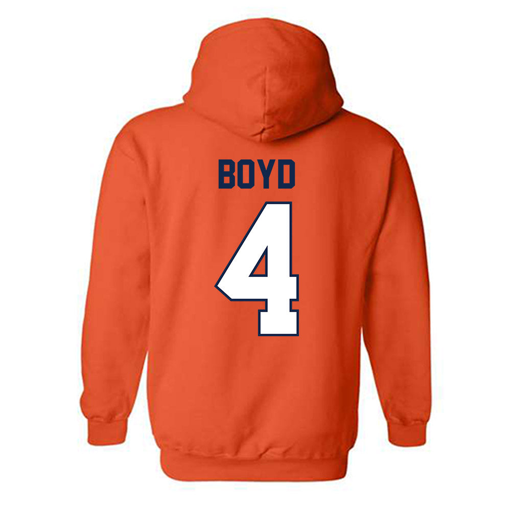 Illinois - NCAA Football : Carson Boyd - Classic Shersey Hooded Sweatshirt-1