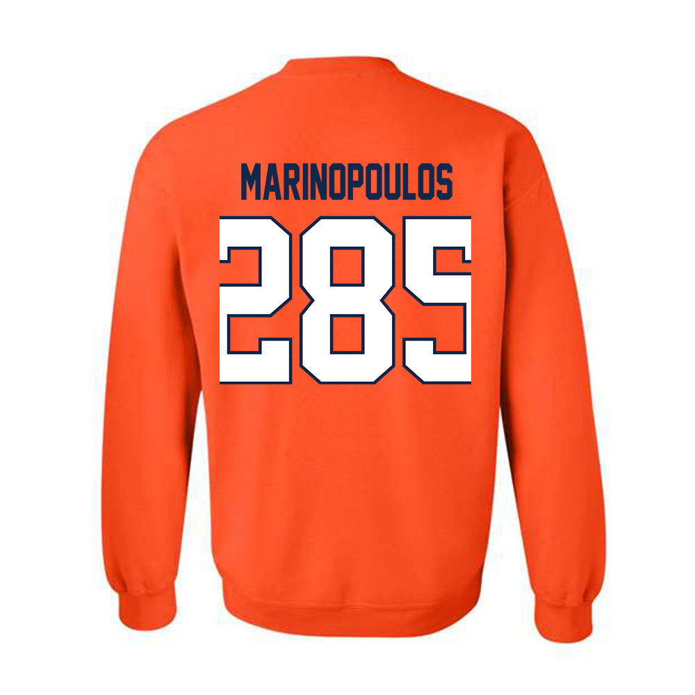 Illinois - NCAA Wrestling : Peter Marinopoulos - Classic Shersey Crewneck Sweatshirt-1