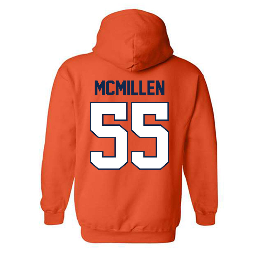 Illinois - NCAA Football : TJ McMillen - Classic Shersey Hooded Sweatshirt-1