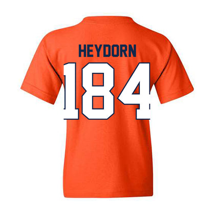 Illinois - NCAA Wrestling : Charlie Heydorn - Classic Shersey Youth T-Shirt-1