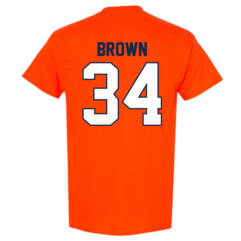 Illinois - NCAA Men's Basketball : Ethan Brown - Classic Shersey T-Shirt-1