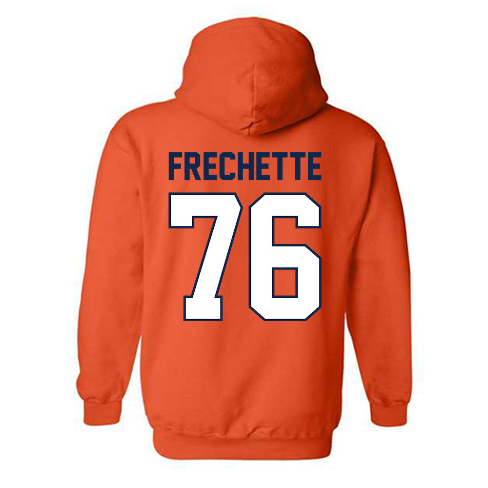Illinois - NCAA Football : Dylan Frechette - Classic Shersey Hooded Sweatshirt-1