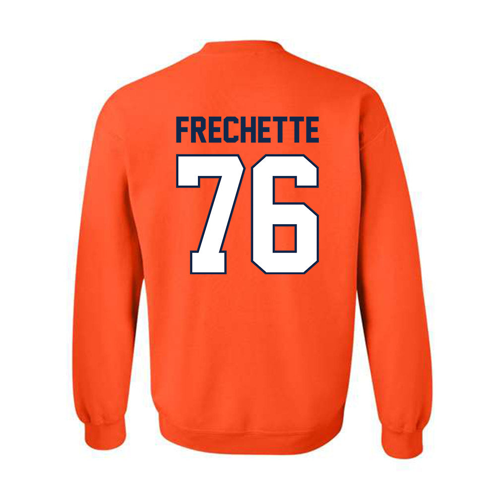 Illinois - NCAA Football : Dylan Frechette - Classic Shersey Crewneck Sweatshirt-1