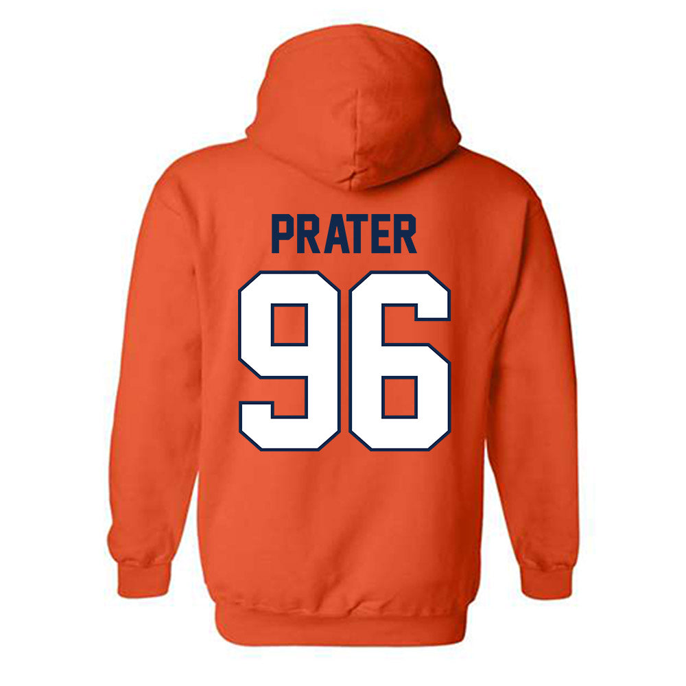 Illinois - NCAA Football : Darrell Prater - Classic Shersey Hooded Sweatshirt-1