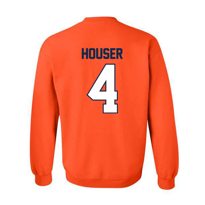 Illinois - NCAA Football : Katin Houser - Classic Shersey Crewneck Sweatshirt-1