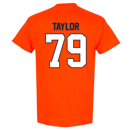 Illinois - NCAA Football : TJ Taylor - Classic Shersey T-Shirt-1