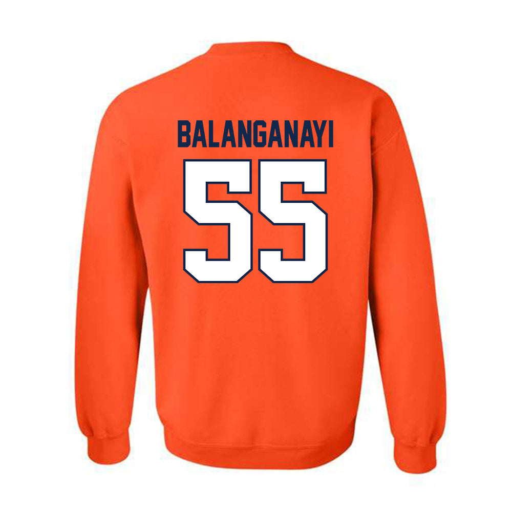 Illinois - NCAA Football : Tony Balanganayi - Classic Shersey Crewneck Sweatshirt-1