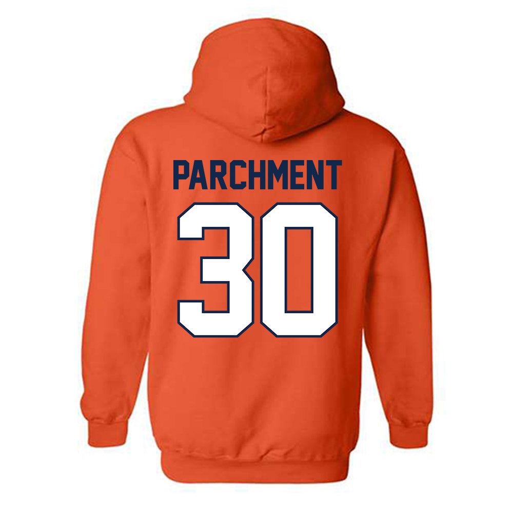 Illinois - NCAA Women's Basketball : Cearah Parchment - Classic Shersey Hooded Sweatshirt-1