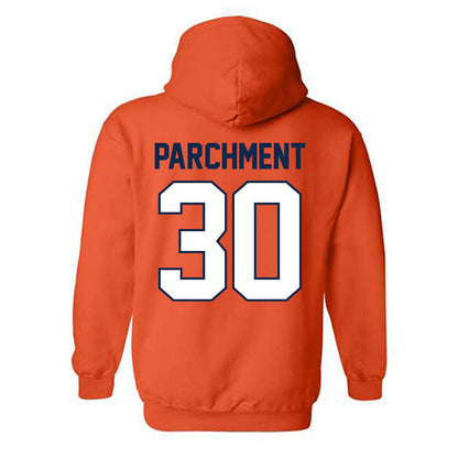 Illinois - NCAA Women's Basketball : Cearah Parchment - Classic Shersey Hooded Sweatshirt-1