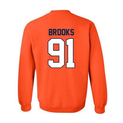 Illinois - NCAA Football : Cameron Brooks - Classic Shersey Crewneck Sweatshirt-1