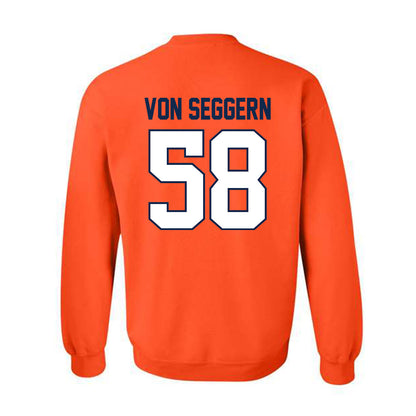 Illinois - NCAA Football : Landen Von Seggern - Classic Shersey Crewneck Sweatshirt-1