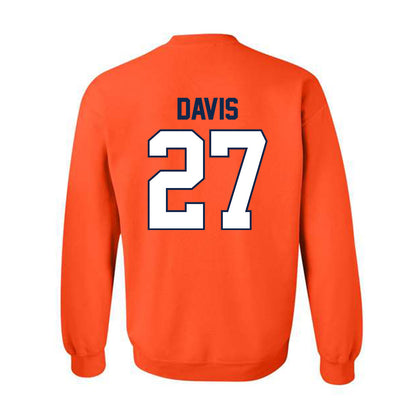 Illinois - NCAA Men's Basketball : Landon Davis - Classic Shersey Crewneck Sweatshirt-1