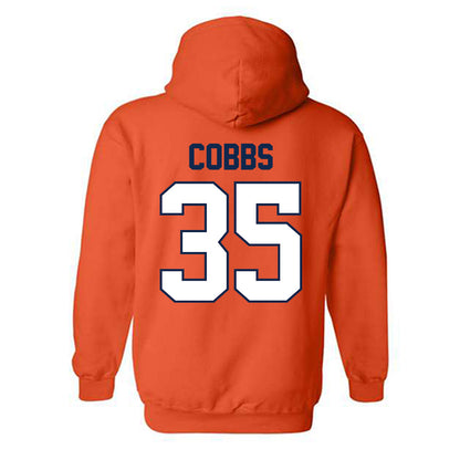 Illinois - NCAA Football : Kaedyn Cobbs - Classic Shersey Hooded Sweatshirt-1