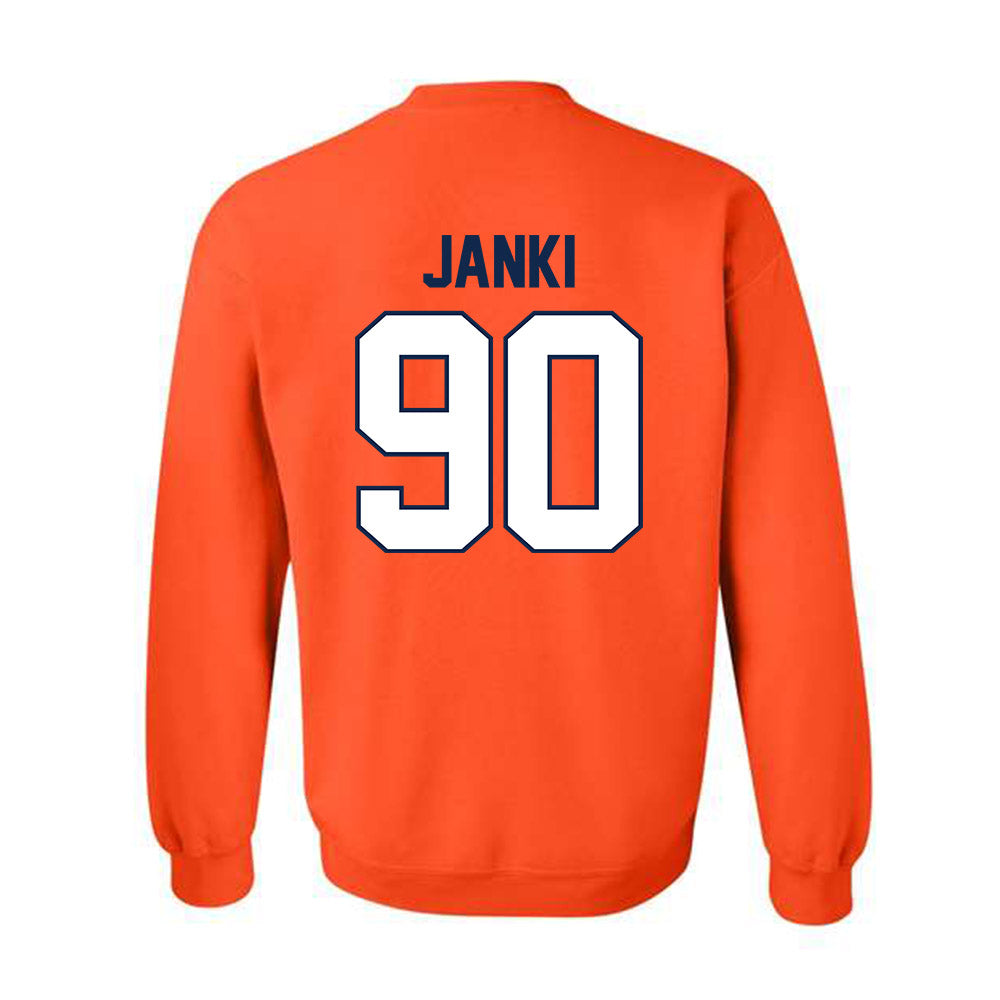 Illinois - NCAA Football : Carter Janki - Classic Shersey Crewneck Sweatshirt-1