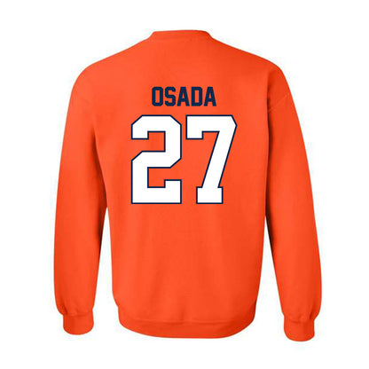 Illinois - NCAA Football : Lucas Osada - Classic Shersey Crewneck Sweatshirt-1