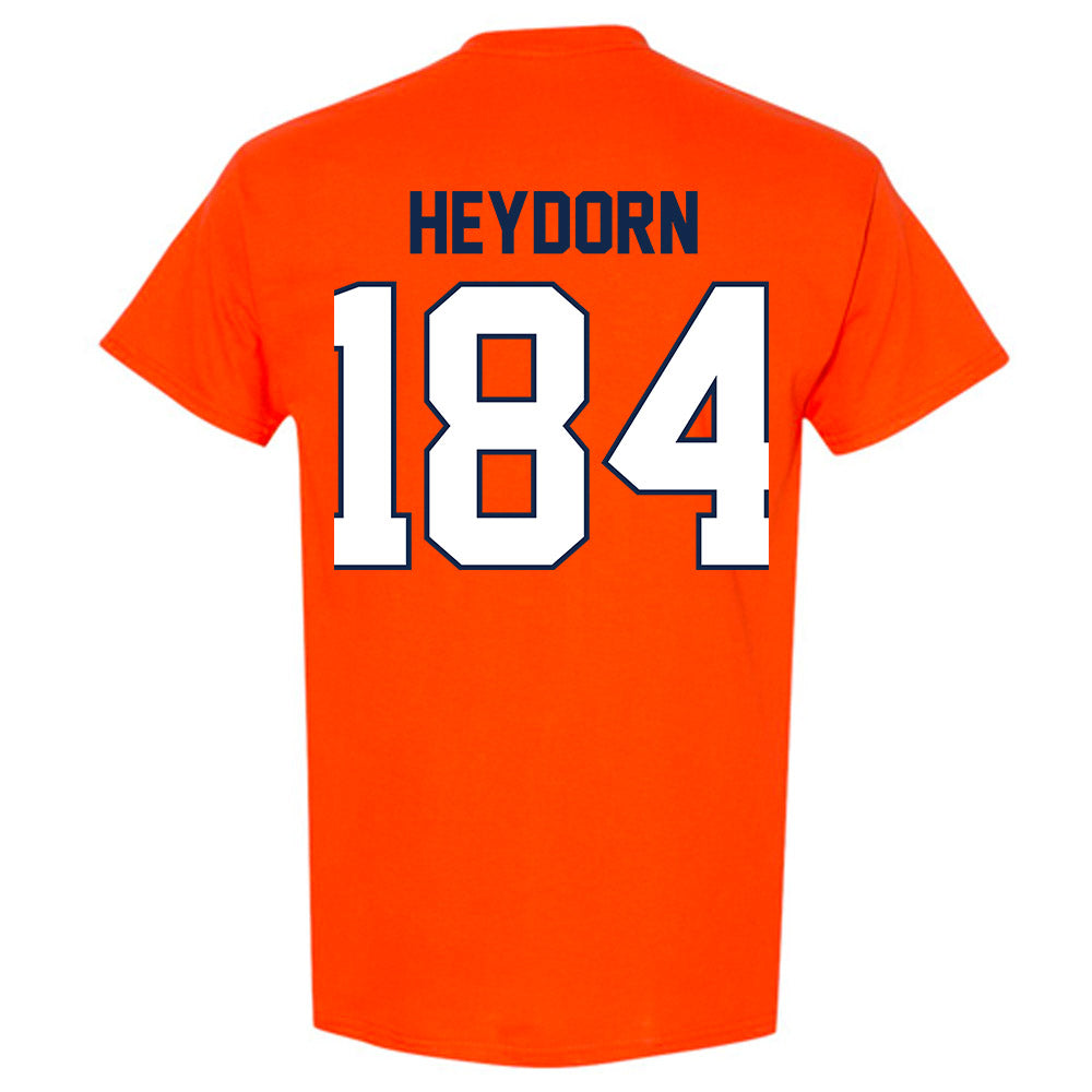 Illinois - NCAA Wrestling : Charlie Heydorn - Classic Shersey T-Shirt-1