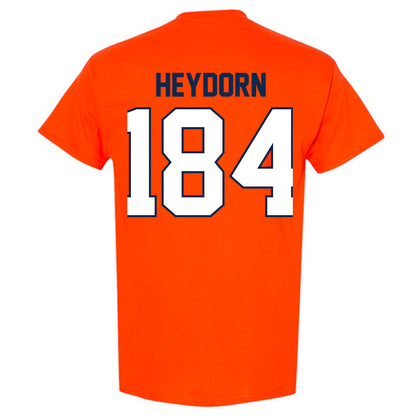 Illinois - NCAA Wrestling : Charlie Heydorn - Classic Shersey T-Shirt-1