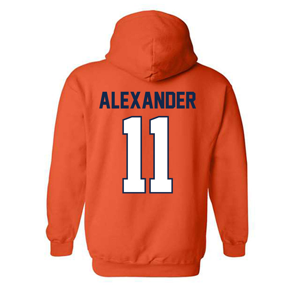 Illinois - NCAA Football : Jacob Alexander - Classic Shersey Hooded Sweatshirt-1