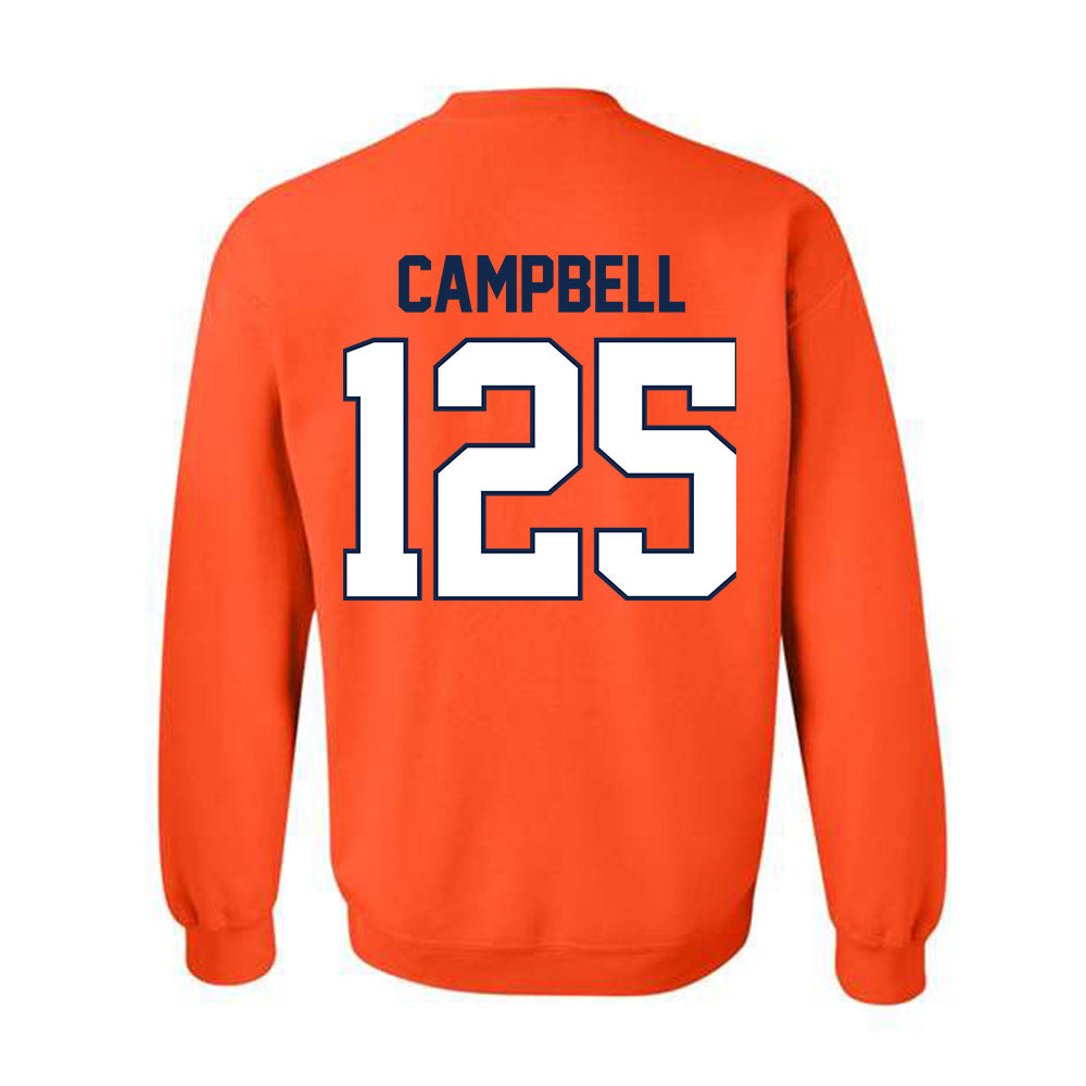 Illinois - NCAA Wrestling : Cj Campbell - Classic Shersey Crewneck Sweatshirt-1