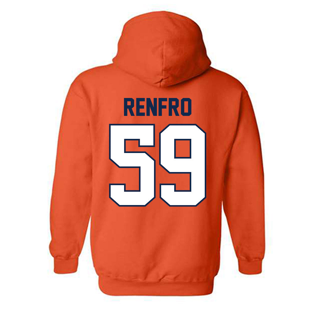 Illinois - NCAA Football : Jake Renfro - Classic Shersey Hooded Sweatshirt-1