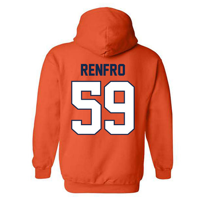 Illinois - NCAA Football : Jake Renfro - Classic Shersey Hooded Sweatshirt-1