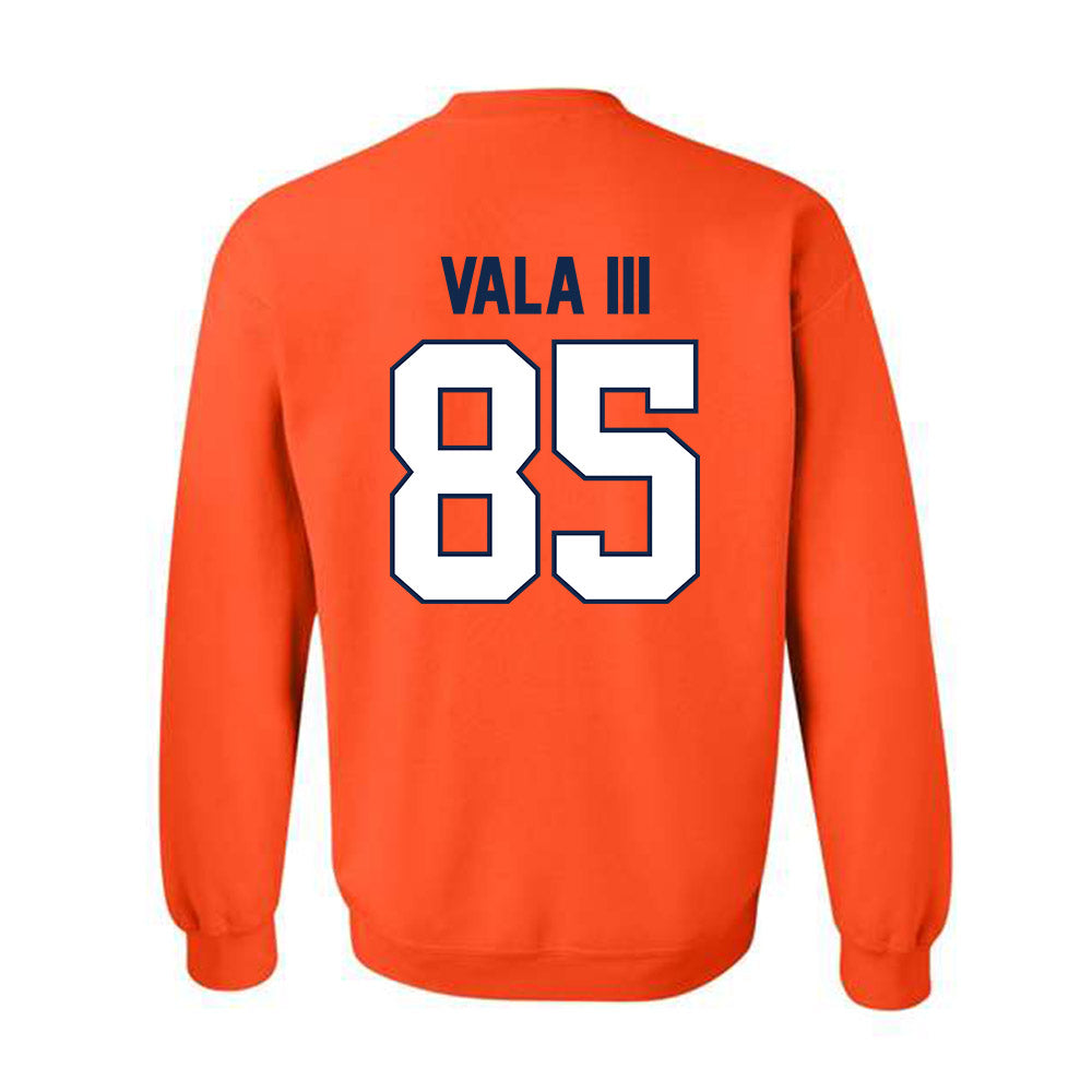 Illinois - NCAA Football : Will Vala III - Classic Shersey Crewneck Sweatshirt-1