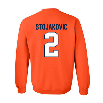 Illinois - NCAA Men's Basketball : Andrej Stojakovic - Classic Shersey Crewneck Sweatshirt-1