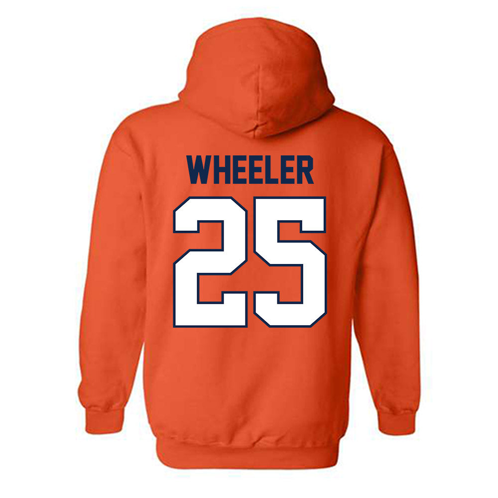 Illinois - NCAA Football : Nelsyn Wheeler - Classic Shersey Hooded Sweatshirt-1