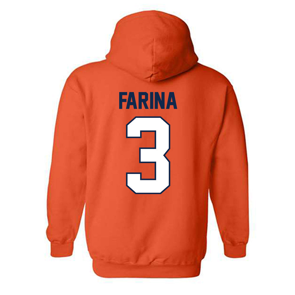 Illinois - NCAA Baseball : Michael Farina - Classic Shersey Hooded Sweatshirt-1