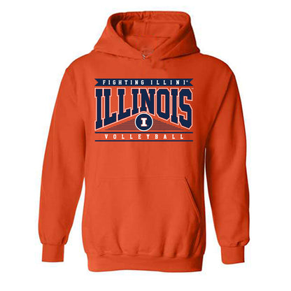 Illinois - NCAA Women's Volleyball : Gabby Dean - Classic Shersey Hooded Sweatshirt-0