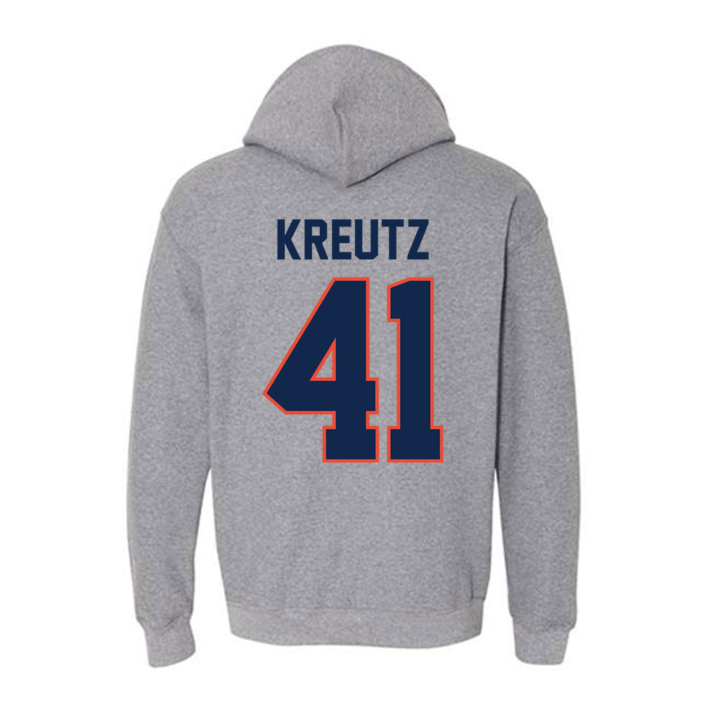 Illinois - NCAA Football : James Kreutz - Hooded Sweatshirt Classic Shersey