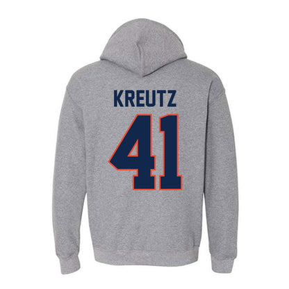 Illinois - NCAA Football : James Kreutz - Hooded Sweatshirt Classic Shersey