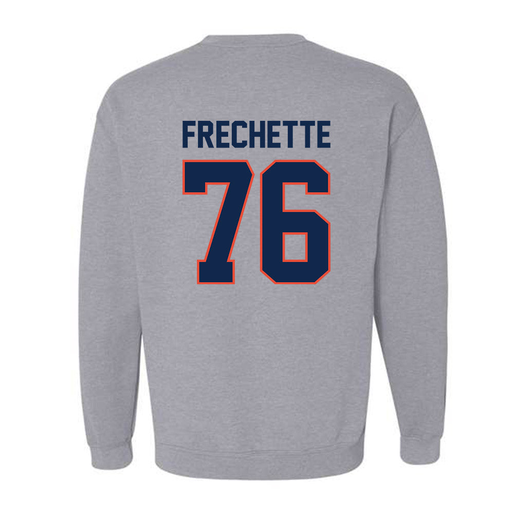Illinois - NCAA Football : Dylan Frechette - Classic Shersey Crewneck Sweatshirt-1