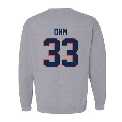 Illinois - NCAA Baseball : Ryan Ohm - Classic Shersey Crewneck Sweatshirt-1