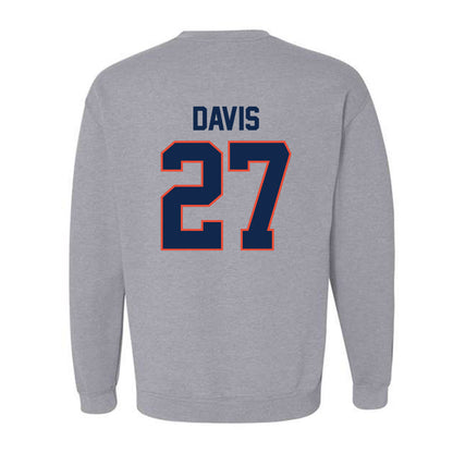 Illinois - NCAA Men's Basketball : Landon Davis - Classic Shersey Crewneck Sweatshirt-1
