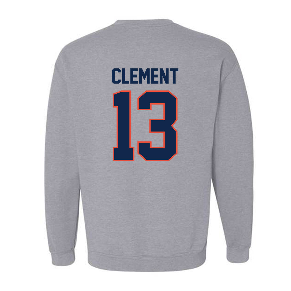 Illinois - NCAA Football : Hudson Clement - Classic Shersey Crewneck Sweatshirt-1