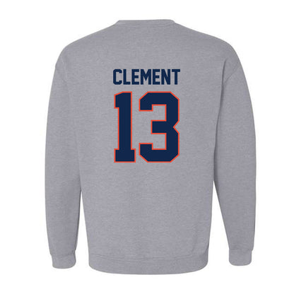 Illinois - NCAA Football : Hudson Clement - Classic Shersey Crewneck Sweatshirt-1