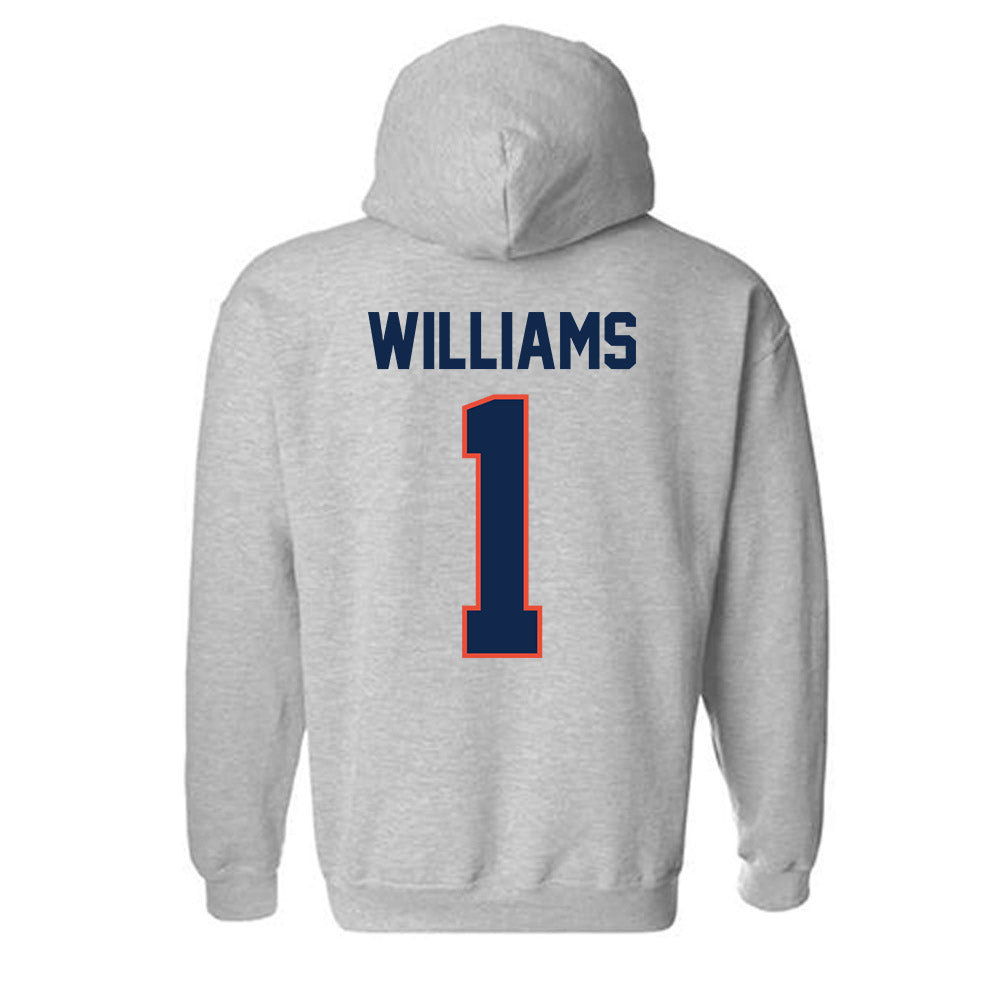 Illinois - NCAA Men's Basketball : Lincoln Williams - Classic Shersey Hooded Sweatshirt-1