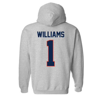 Illinois - NCAA Men's Basketball : Lincoln Williams - Classic Shersey Hooded Sweatshirt-1